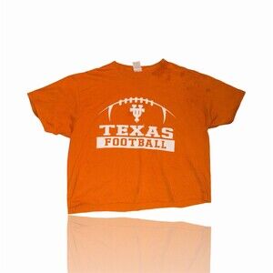 Texas Longhorns Texas Football Vintage cropped T-Shirt Mens L Burnt Orange BEVO
